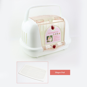 Cage de <span class=keywords><strong>transport</strong></span> pour animaux de compagnie de voyage et d'extérieur pour chats et chiens cage en plastique pour animaux de compagnie boîte de <span class=keywords><strong>transport</strong></span> aérien - Product Image 4