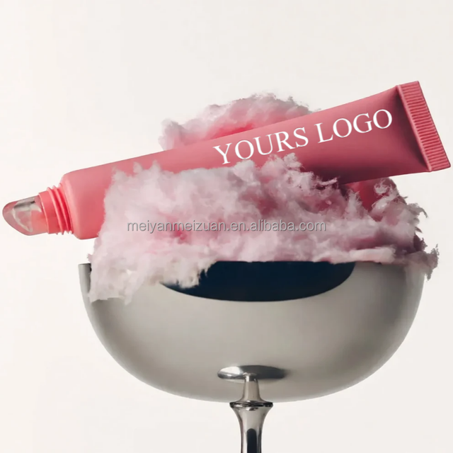 MeiYan Nourishing Liquid Lip Balm with Glitter Herbal Mineral & Chemical Ingredients-Moisturizing Hydrating Lip Care Treatment