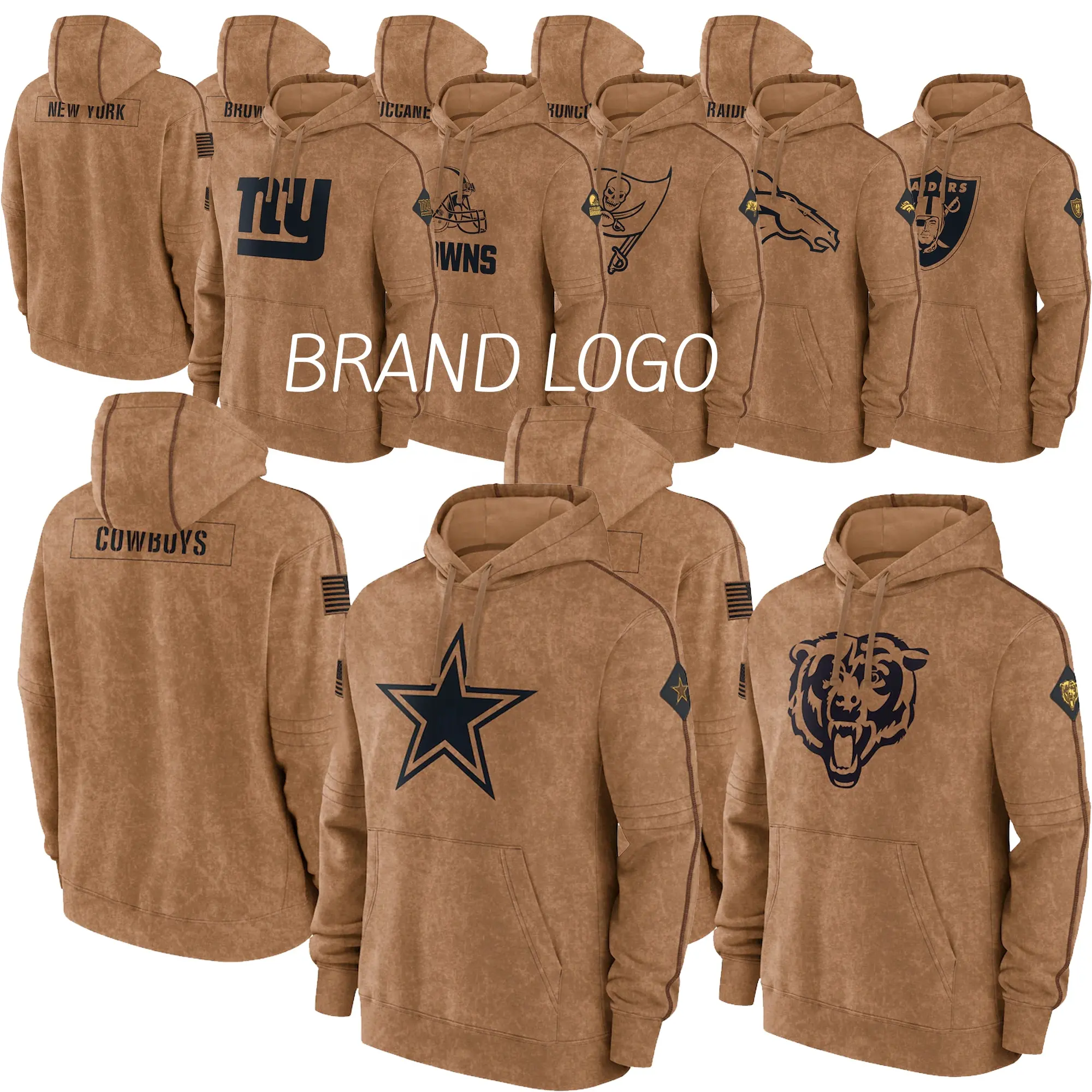 23-24 derniers vêtements de football américain Tribute Plate Hoodie hommes vente chaude automne et hiver NFLing Hoodies