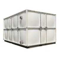 Horizontal modular de plástico 10000 litros GRP Fibra de Vidro tanque de armazenamento de água