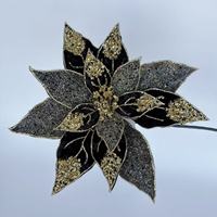Décoration de Noël de luxe 2026 : Poinsettia pour cérémonies intérieures, tailles personnalisées, décorations de Noël, présentation festive, maison de vacances