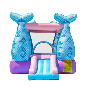Sirena inflable sirena Casa <span class=keywords><strong>de</strong></span> rebote con tobogán pequeñ<span class=keywords><strong>a</strong></span> sirena piscina inflable - Product Image 4