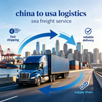 Service d'expédition de la Chine vers les États-Unis, livraison porte à porte, logistique DDP