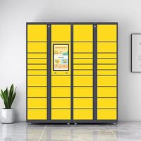 Armoire de rangement automatique pour colis en plein air, en acier galvanisé, étanche, intelligente, adaptée aux universités