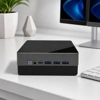 Mini PC Dual LAN and Dual HD display Intel Haswell i3 Low Power Software routing mini pc for Gateway Light Office Signage