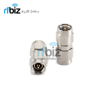 Adaptador RF INERGEK de 50 Ohm, 3.5mm Macho a 3.5mm Macho, Recto, DC-26.5GHz, Latón Chapado en Oro, Interconexión Coaxial de Precisión