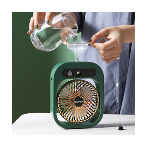 Nouveaux produits pour la maison intelligente : Ventilateur de climatisation, ventilateur de bureau, ventilateur de refroidissement, humidificateur rechargeable USB, vaporisateur portable - Product Image 3