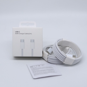 Bán Buôn Chất Lượng Cao 60W 2M Loại C Để C Nhanh Chóng Sạc Cáp Với Hướng Dẫn Sử Dụng Cho Iphone Android USB-C 60W Phí Cáp (2M) - Product Image 6