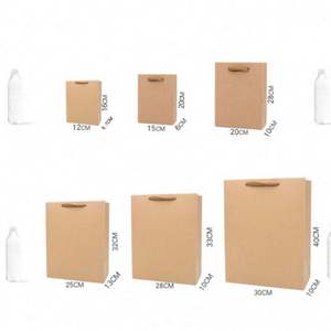 Wholesale <b>Cheap</b> Custom Logo Luxurious Jewelry Gift <b>Bag</b> Recyclable Garment Kraft <b>Paper</b> Shopping <b>Bags</b> with Your logo - Product Image 2