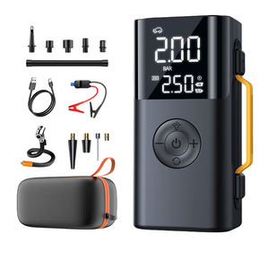 Démarreur de Secours avec Compresseur d'Air et Souffleur, Gonfleur de <span class=keywords><strong>Pneus</strong></span> 150 PSI, Banque d'Alimentation en Alliage 12V 6000mAh avec Manomètre Numérique - Product Image 1