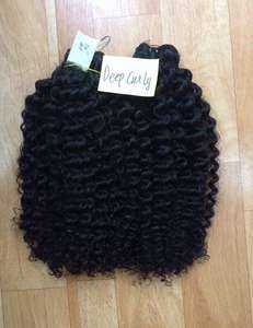 Extensiones de cabello humano a granel rizado Natural de cabello humano vietnamita virgen 100% Paquetes sin enredos - Product Image 2