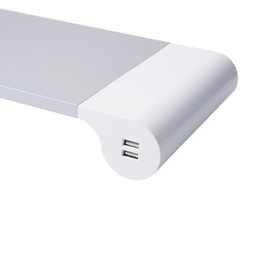Support d'écran multifonctionnel en aluminium pour ordinateur portable avec hub de charge USB et organisateur de rangement pour clavier - Product Image 5