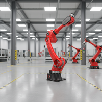 Bras robotisé articulé à six axes BRTIRUS1820A pour l'automatisation, tels que la palettisation, le chargement, le déchargement, le meulage, la soudure