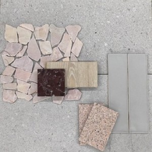 Mosaico de Mármol Crema Rosa, Baldosas Redondas de 10 mm de Grosor, para Uso en Habitaciones Modernas - Product Image 3