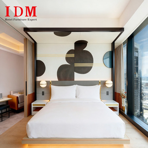 Meubles en bois massif pour hôtel <span class=keywords><strong>Hilton</strong></span>, design IDM, ensembles de chambre à coucher pour hôtel sur mesure, 5 étoiles, Dubaï, pour utilisation en appartement - Product Image 2