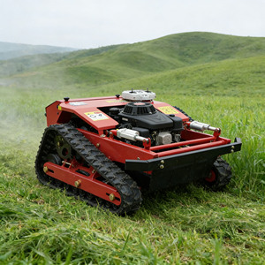 <span class=keywords><strong>Tondeuse</strong></span> à gazon robotisée intelligente hybride <span class=keywords><strong>essence</strong></span>-électrique 550 mm sans fil, coupe-herbe télécommandé à chenilles - Product Image 1