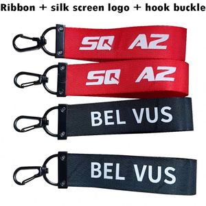 <b>Custom</b> Printing Logo Motorcycle Wrist Strap Short Fabric <b>Key</b> Chain Lanyard Keychain - Product Image 4