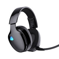 Casques de jeu OEM sans fil 2.4G et filaires Bluetooth, rétroéclairés monochromes, avec microphone détachable rechargeable AAC, pour le sport et les voyages