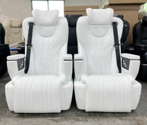 Asientos de Capitán de Lujo para Autocaravana Clase V, Asientos VIP para Furgoneta Vito, para Hyundai Stari <span class=keywords><strong>2022</strong></span>, Vito, Kia Carnival, Toyota Alphard, Hiace - Product Image 5