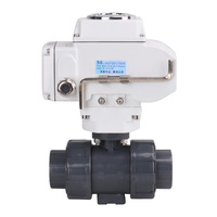 Vanne à boisseau sphérique électrique intelligente 2 voies DC24V en PVC pour l'eau – Fabricant