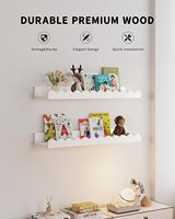 Étagères murales design, étagères flottantes, étagères murales festonnées, rangement pour chambre d'enfant, décoration de chambre de bébé, installation facile et sécurisée pour les enfants