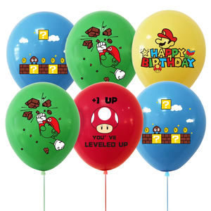 <strong>Super</strong> <strong>Mario</strong> Theme <strong>Birthday</strong> Party Balloon Bundle with Character Prints - Product Image 2