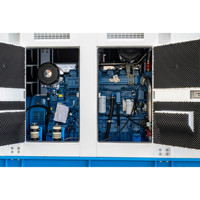 Générateur de 400 KVA de haute qualité, triphasé, silencieux, démarrage automatique, démarrage à distance, ATS alimenté par un moteur SDEC Baudouin, prix d'usine