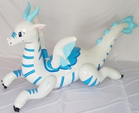 Dragon gonflable personnalisé, fabrication chinoise, grand dragon gonflable en PVC, dragon portable en plastique pour exposition