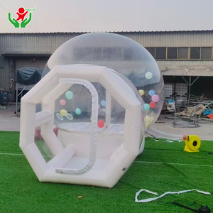 Gran Oferta: Mini <span class=keywords><strong>Casa</strong></span> Inflable Blanca para Niños, de Interior y Exterior, con PVC de Grado Comercial y Fácil Instalación - Product Image 4