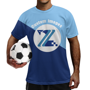 Camiseta de fútbol personalizada con estampado bajo demanda, ropa de envío directo, camiseta de Fitness para hombre, ropa deportiva de entrenamiento de verano, ropa de fútbol - Product Image 1