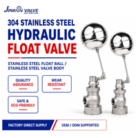 Vanne flottante hydraulique en acier inoxydable 304 pour réservoir d'eau, contrôle automatique du niveau d'eau, filetage femelle DN40-DN100, vanne OEM personnalisée