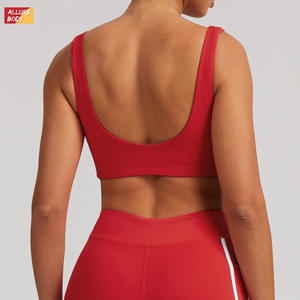 Soutien-gorge de yoga Allure Body Color Block SMLXL, bonnets fins moulés, dos en U, pour le Pilates, la course à pied et le fitness, pour femmes - Product Image 4