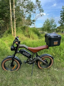 Vélo électrique tout-terrain 48V18.2Ah avec pneus larges 20*4.0, cadre en alliage d'aluminium, NFC, double moteur 1000W, vélo électrique rétro pour adultes - Product Image 5