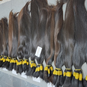 Wholesale Unprocessed Vietnamese Raw Hair Bundle Vendors Bulk Double Drawn Weft Natural Wave Straight Human Hair Extensions - Product Image 1