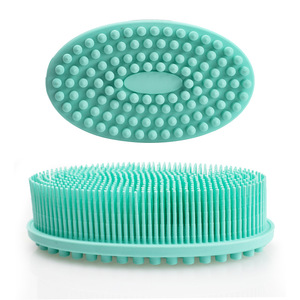 2 in 1 Dual Sided Silicone Bath Brush, Food Grade Scalp Massager Exfoliating Body Scrubber for Sensitive Skin - Product Image 5
