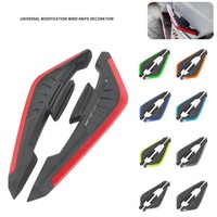 Bande lumineuse décorative universelle 12V à LED pour moto et véhicule électrique, avec éclairage d'ambiance et aile stabilisatrice, design lame aiguisée