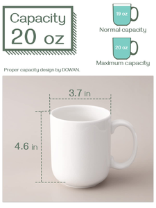 Taza de Cerámica de 11 oz Personalizada de Alta Calidad a Precio de Mayorista de Fabricante Chino, Taza Blanca Lisa para Sublimación con Logotipo Personalizado - Product Image 2