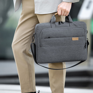 Maletín Impermeable para Portátil de Poliéster, Maletín de Negocios de Gran Capacidad, con Asa para Llevar al Hombro o Cruzado, Maletín Oxford de 15.6 Pulgadas para Mujer - Product Image 4
