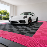 Dalles de sol de garage intérieures en plastique antidérapantes, emboîtables, imperméables, écologiques et modulaires