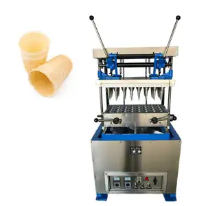 Bom preço manual wafer cone maker máquina para fazer sorvete cone fornecedores