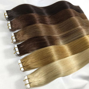 Mới Lông Tóc Rewire Ba Thế HỆ Tẩy Trắng Màu Nhuộm Remy Châu Âu Tóc Thật Lụa Micro Liên Kết Máy Đôi Sợi Ngang - Product Image 1