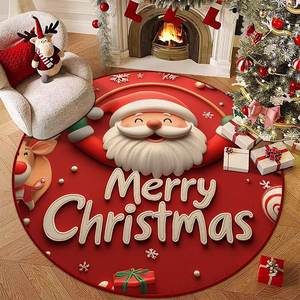 Alfombra redonda de Navidad suave y cómoda para Dove Velvet Cross-Border para Amazon Temu para la celebración del Festival <span class=keywords><strong>Shein</strong></span> lavable - Product Image 1