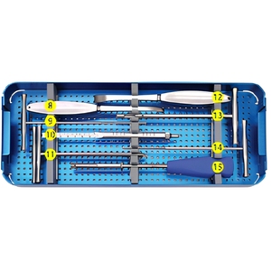 Juego de Instrumentos Ortopédicos para Fijación de Fracturas Óseas, Placa para Fragmentos Pequeños, Tornillos, Herramientas de Acero Inoxidable Alemán de Alta Calidad, Reutilizables - Product Image 6