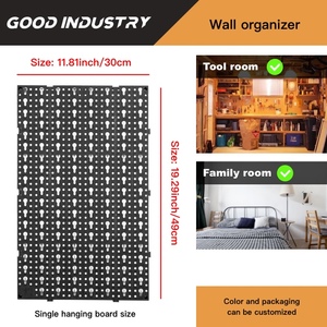 <span class=keywords><strong>Pegboard</strong></span> với toolboard Hooks phụ kiện hiển thị tường PEG Board kệ với lưu trữ Hook Organizer Bộ dụng cụ - Product Image 5