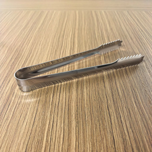 Stainless Steel Ice Tongs With Teeth For Bar Coffee Lemon Sugar Cube Ice Block Handling - Product Image 3