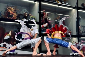 <span class=keywords><strong>Second</strong></span> <span class=keywords><strong>Gear</strong></span>, Fifth <span class=keywords><strong>Gear</strong></span>, Modèles de figurines d'anime <span class=keywords><strong>Luffy</strong></span>, Jouets tendance, Figurines d'anime, Décorations de table et Cadeaux d'anniversaire - Product Image 4