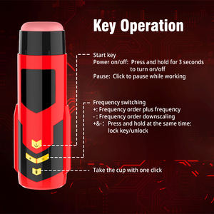 USB şarj edilebilir erkek Masturbator Premium teleskopik fincan yumuşak Aircup vajina tam otomatik seks oyuncak - Product Image 6