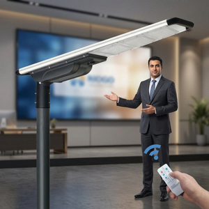 Lámpara Solar LED de 50W para Calle, Batería LiFePO4, Garantía de 3 Años, Control Remoto, IP66 Impermeable, Construcción de Aluminio, para Exteriores - Product Image 5