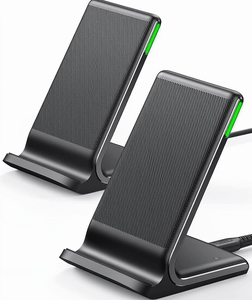 <span class=keywords><strong>INIU</strong></span> Paquete de 2 Cargadores Inalámbricos Rápidos de 15W - Certificados, con Luz Adaptativa, Ideales para Dormir, para Teléfonos Celulares, Auriculares, iPhone 12/11 - Product Image 1