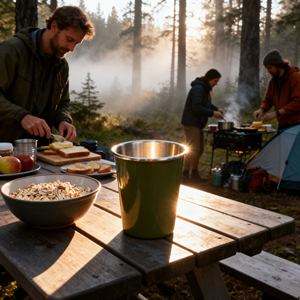 Gobelet de camping pour respecter les principes de l'éco-responsabilité et les activités de tourisme écologique - Product Image 3